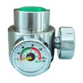 thumbnail image 2 of DIY CO2 Generator Stainless Steel Valve Kit for Aquariums & Planted Tanks - R Series Single Cylinder Compatible with Adjustable 0-10KG Output Pressure, Dual Gauges (0-10kg/c㎡ Low Voltage & 0-150psi, 2 of 7