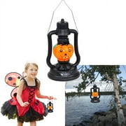 Halloween Pumpkin Lantern Party Light Up Pumpkin Design Halloween Lantern Scary Light Up Lantern Holiday Party Decoration Accessory Trick or Treat 