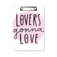 thumbnail image 1 of Amantes Ganna Love quote Style Portapapeles Carpeta de escritura Placa de soporte A4, 1 of 4
