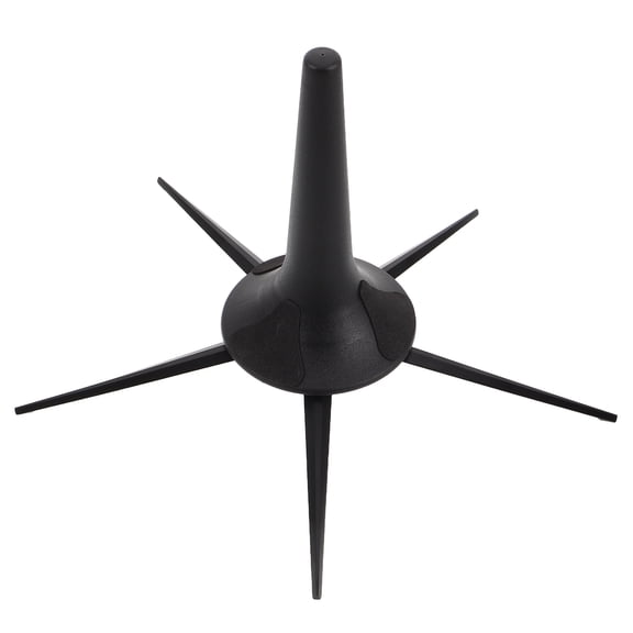 FRCOLOR Foldable Trumpet Stand with 5 Metal Legs for Shop or Home Use Portable and Detachable Storage Holder for Trumpet Musical Instrument