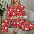 thumbnail image 6 of Sikiie Merry Christmas Santa Claus A Pajamas for Women Set, Womens Pajama Sets, Lounge Sets for Women, 2pjs for Women-Medium, 6 of 7