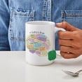 thumbnail image 4 of CafePress - Quilter's Brain Large Mug - 15 oz Ceramic Large White Novelty Mug, 4 of 6