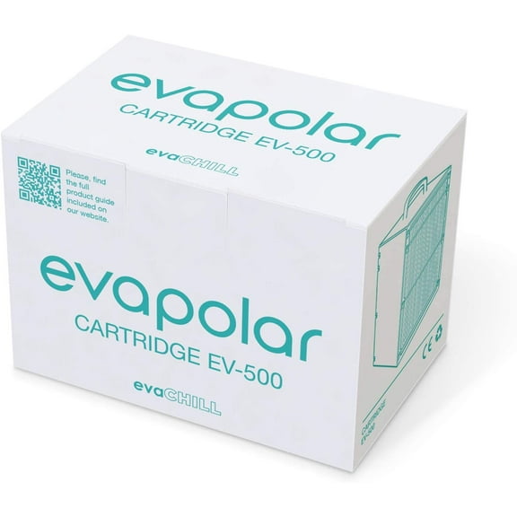 Evapolar Replacement Cartridge for Personal Evaporative Cooler and Humidifier/Portable Air Conditioner, Black