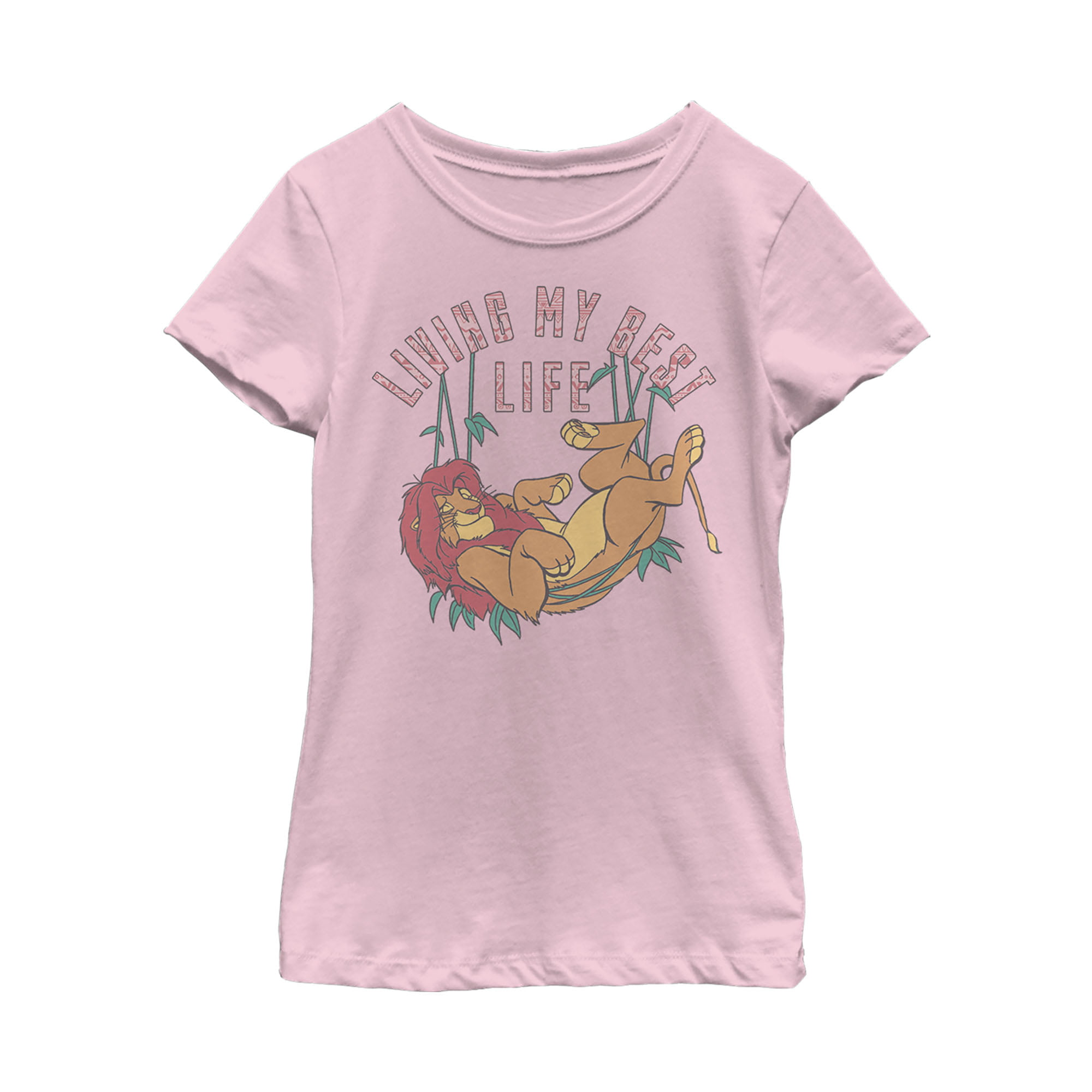 The Lion King - Lion King Girls' Simba Living Best Life T-Shirt ...