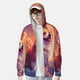 thumbnail image 2 of Balery Sunset Cloud Corgi Sudadera ligera de manga larga con capucha y protección solar UPF 50+ para hombre y mujer, ideal para pesca y running-Large, 2 of 7