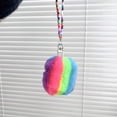 thumbnail image 3 of For AirPods Pro 2 Gen/1/2/Pro/3rd Gen 2021 Shockproof Rainbow plush + bracelet Case Cover, 3 of 5