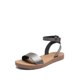 thumbnail image 1 of Sandalia DREAM PAIRS ELENA-5 Plomo Plano con Correa al Tobillo 2 cm, 1 of 6