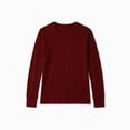 thumbnail image 5 of XuJwPNcy Men's T Shirts Long Sleeve Tops with Thumbhole Soft Casual V Neck Basic Tee(Wine,Large), 5 of 8