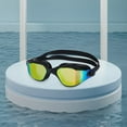 thumbnail image 4 of Riforla Better Quality Anti Fog Goggles Full Frame Large Angle Swimming Goggles Silicone Adjustable Goggles Black, 4 of 9