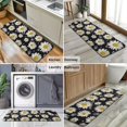 thumbnail image 6 of Black White Flower Pattern Kitchen Rug Mat,Kitchen Runner Rugs Non Skid Washable,Decorative Kitchen Floor Mats for Kitchen,Sink,Laundry,17"x47.2", 6 of 7
