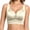 Beige, variant on Women Wirefree Seamless Comfort Bra, Lace Trim Racerback Padded Everyday Support Lounge Bralette Purple XXXL