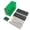 Green, variant on EpheyFIF 12V 7Ah Battery Case Holder Battery Box Shell for 18 650 Cells 3*7 Nickel Strip Storage Box for Diy Battery Pack for Power Tool Only Box-Green