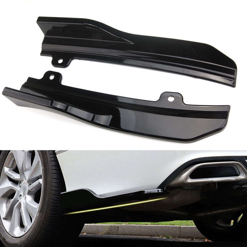 For Honda/Accord 2018 Black ABS Car Rear Bumper Skirt Spoiler Lip Side ...