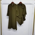 thumbnail image 2 of OGLCCG Girls Muslim Abaya Prayer Dress with Hijab 2pcs Solid Color Islamic Middle East Arab Dubai Dress Soft Ramadan Eid Clothes 4-12 Years, 2 of 8