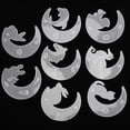 thumbnail image 4 of 8 Uds molde de silicona con forma de Luna DIY artesanía hacer Luna conejo gato colgante molde de silicona, 4 of 14