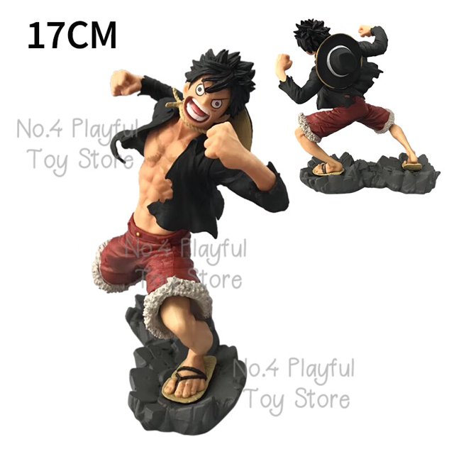 Figura de acción de Anime japonés One Piece, Luffy, clásico, PVC, sombrero de paja, Zoro, Luffy, colecciona, juguete de regalo, modelo de Anime Qiuyongming unisex