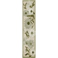 thumbnail image 2 of Nourison Aloha Indoor/Outdoor Ivory Green 2' x 6' Area Rug (2x6), 2 of 8