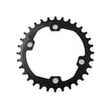 thumbnail image 2 of Toystoory ovalado resistente al desgaste, ligero BCD, de estable de aleación de aluminio para M7000 M9000 Ciclismo Negro 32T, 2 of 6