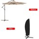 thumbnail image 4 of Cubiertas para sombrillas en voladizo para patio, 9-13 pies, cubierta para sombrilla compensada 210d, impermeable, para exteriores, cubierta para sombrilla de mercado con cremallera, grande,, 4 of 5