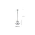 thumbnail image 3 of Nuvo Lighting Valdora 1 Light Pendant - 10 Inches - Polished Nickel - White Opal Glass - Polished Nickel, 3 of 17
