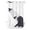 Gray, variant on No Hook Shower Curtain with Snap-in Liner, Sloths Showering Waterproof Fabric Bathroom Curtains, Modern Abstract Art Funny Animals Bath Curtains & Mesh Top Window Stand Up Stall 36"x72"