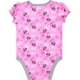 thumbnail image 3 of Disney Baby Girls' 3 Pack Minnie Mouse Bodysuit, Pant, and Bib Set, 3 of 6