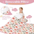thumbnail image 3 of Pioneer Flower Floral Print Pattern Toddler Nap Mats for Kids Preschool,Sleeping Mat Bag or Kids,Toddler Sleeping Bag,Toddler Nap Mat or Daycare, 3 of 6