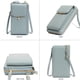 thumbnail image 4 of Hukapapa, nueva moda, bolso para teléfono móvil que combina con todo, llavero, bandolera, monedero, negro, 4 of 5