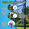 thumbnail image 6 of Sportspower TruJump 14' All-in-One Trampoline with Water Anchors, Dunk Zone Basketball Hoop System, and Badminton & Volleyball Net, 6 of 8