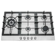 Cosmo 850SLTX-E 30 in. Drop-In Stainless Steel Gas Cooktop in Silver