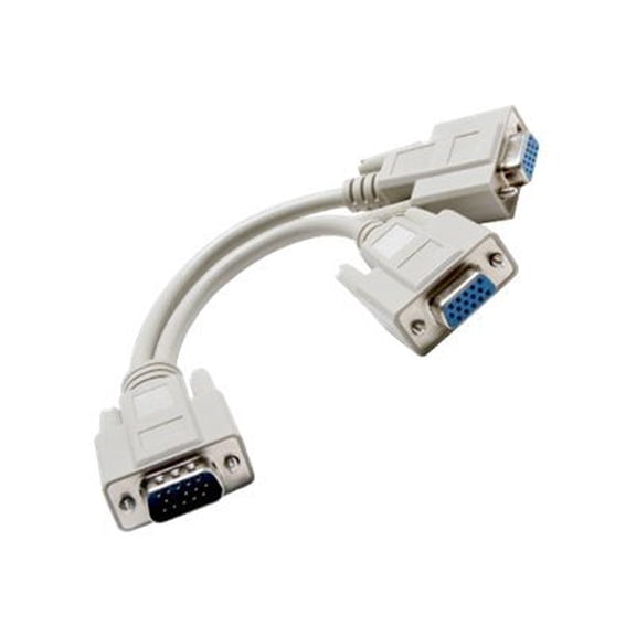 Nippon Labs SVGA Video Y-Adapter Cable 8" SVGA Y ADAPTOR  Model VGA-ADT-1M2F