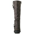 thumbnail image 5 of GLOBALWIN Women's Chunky Heel Grey Knee High Riding Boots 8M, 5 of 7