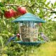 thumbnail image 3 of New Waterproof Gazebo Hanging Wild Bird Feeder Outdoor Container With Hang Rope Feeding House Type Bird Feeder Aves Decor, 3 of 5