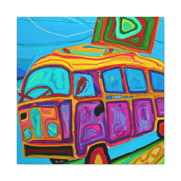 Camper Van Journey Begins - Canvas