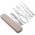 thumbnail image 1 of 6 Piece Seafood Tool Set: 2 Lobster Crackers and 4 Forks Set, 1 of 3