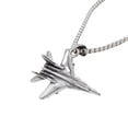 thumbnail image 3 of PikaLF Airplane Necklace for Men, Hip Hop Airplane Necklace, Vintage Aircraft Pendant Necklace with 23.6"Chain, Stainless Steel Punk Rock Airplane Pendant, Jet Fighter Plane Necklace Jewelry for Men, 3 of 5