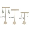 thumbnail image 2 of 3 PIECES OF T EARRING DISPLAY T STAND DISPLAY SHOWCASE DISPLAY EARRING STAND, 2 of 2