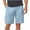 Light Blue, variant on BXINGOHAI Men's Casual Cargo Shorts Classic Drawstring Elastic Waist Summer Stretch Short with Pockets Army Green,M