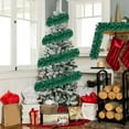 thumbnail image 4 of sruoe Artificial Christmas Garland Unlit, Christmas Decorate, Faux Garlands Christmas, Fake Greenery Garlands, Hanging Garland, Vine Garland for Door Stair Fireplace Indoor Tabletop Decor, 4 of 7