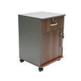 thumbnail image 4 of 2-Tier Rolling Office Cabinet Organizer File Storage Lock Filing Cabinet Drawer, 4 of 24