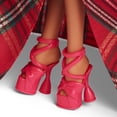 thumbnail image 4 of Barbie 2024 Holiday Barbie Dolls, Seasonal Collector Toy, Barbie Signature, Plaid Gown with Red Bow, Displayable Packaging, Light Brown Hair, 4 of 5