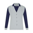 thumbnail image 5 of LIaqionyy Big and Tall Long Sleeve for Men Pullover Collared Button down Fashion Business Tops Clothes, 5 of 6