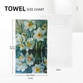 thumbnail image 5 of Narcissus Daffodil Water Face Wash Cloth 27.5×16in Hand Towels Bathroom Soft Absorbent Kitchen Towel Spring Decorative Dish Hotel Gym Spa, 5 of 5