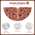 thumbnail image 3 of Rateoe American Football1 Pattern Christmas Tree Skirt with Ties , Christmas Tree Decorations, Farmhouse Christmas Decor Xmas Holiday Decorations-30", 3 of 6