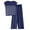 Nb, variant on EKOUAER Pajama Set for Women 2 Piece Outfits Knit Sweater Sets Striped Top Wide Leg Long Pants Matching