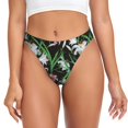 thumbnail image 1 of Fotbe Lilies Flowers Tanga Sin Costuras para Mujer con Estampado – Panties Invisibles, Transpirables y Cómodos para Uso Diario-XX-Large, 1 of 6