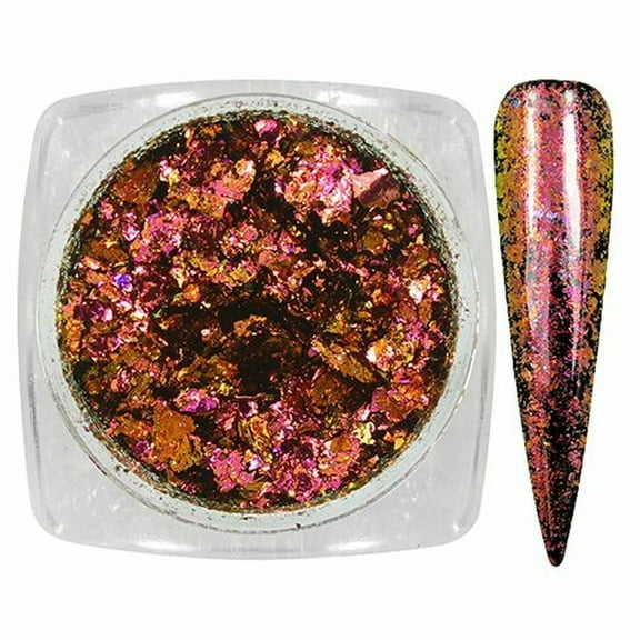 MIA SECRETS NAIL DECORATIONS - METALLIC FLAKES - (CH-34)