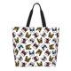 thumbnail image 1 of Fotbe Bulldog Sunglasses Face Bolsa Tote Estética de Lona con Estampado para Mujer - Bolsa Reutilizable de Hombro Casual para Vacaciones, Compras, Trabajo y Gimnasio, 1 of 8