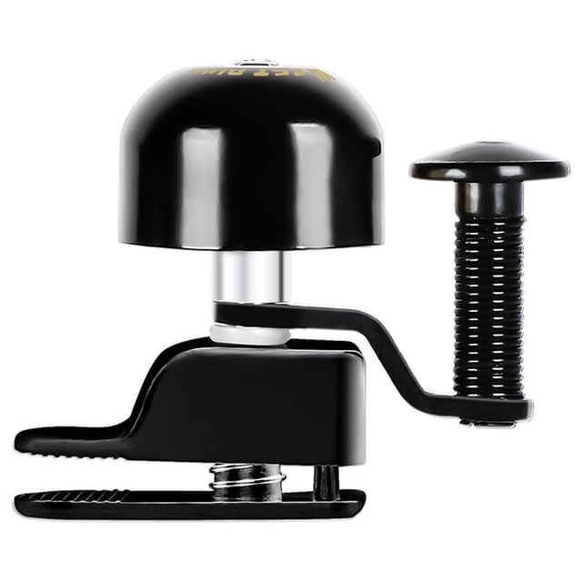WEST BIKING Timbre pequeño para bicicleta MTB, bocina para bicicleta de carretera, alarma de anillo de seguridad (negro)