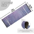 thumbnail image 5 of Yayeee Runner Rug for Bedroom 2'x6' Machine Washable Hallway Non Slip Mat, Purple Forest, 5 of 8